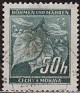 Czech Republic - 1939 - Flora - 50 H - Green - Flora, Bohemia, Tilo - Scott 26 - Bohmen und Mahren Cechy a Moravia - 0